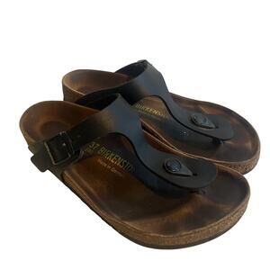 Birkenstock Gizeh black straps size 37